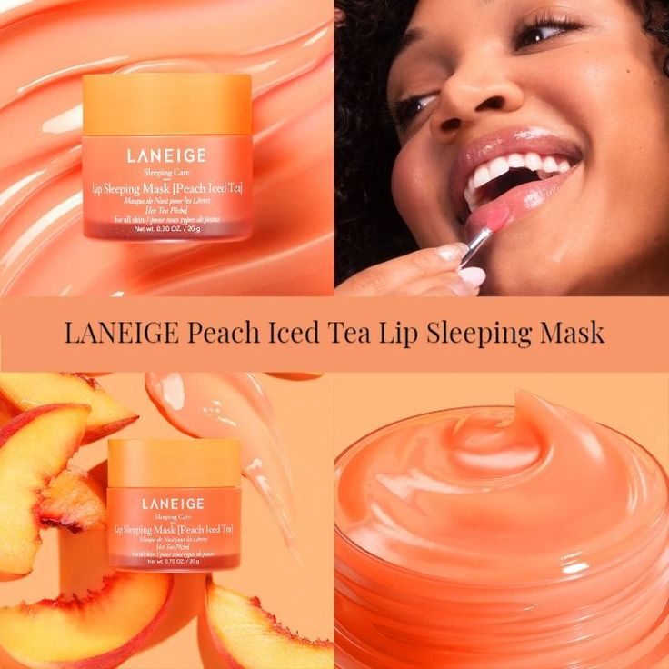 LANEIGE Lip Sleeping Mask Peach Iced Tea