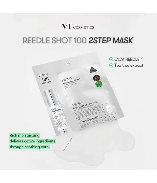 VT Cosmetics Mild Reedle Shot 100 2-Step Mask