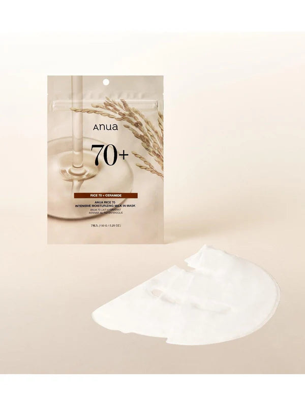 Anua Rice 70+ Intensive Moisturizing Milk in Mask