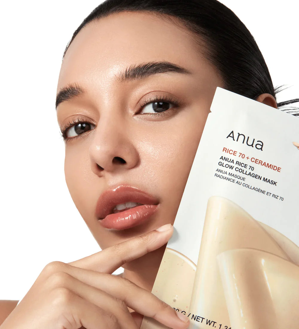 Anua Rice 70+ Glow Collagen Mask