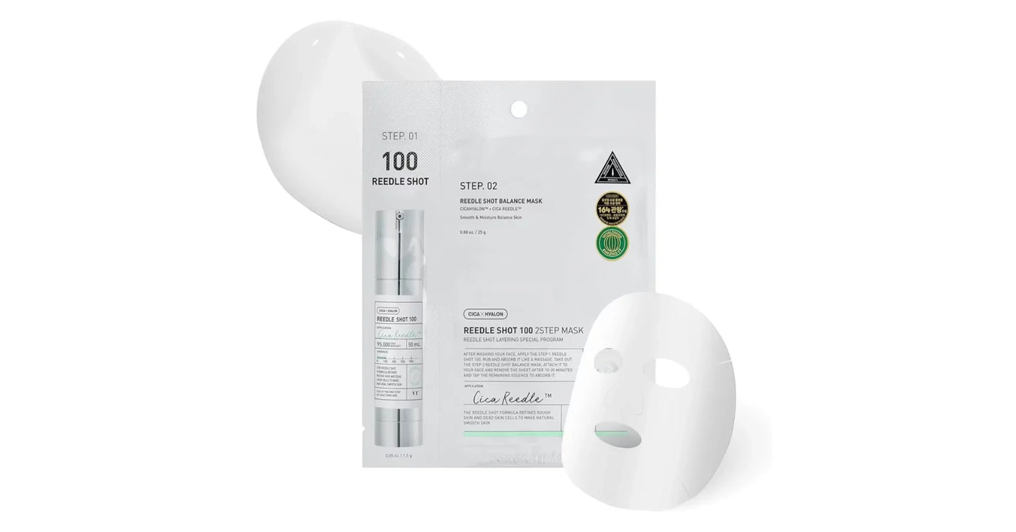 VT Cosmetics Mild Reedle Shot 100 2-Step Mask