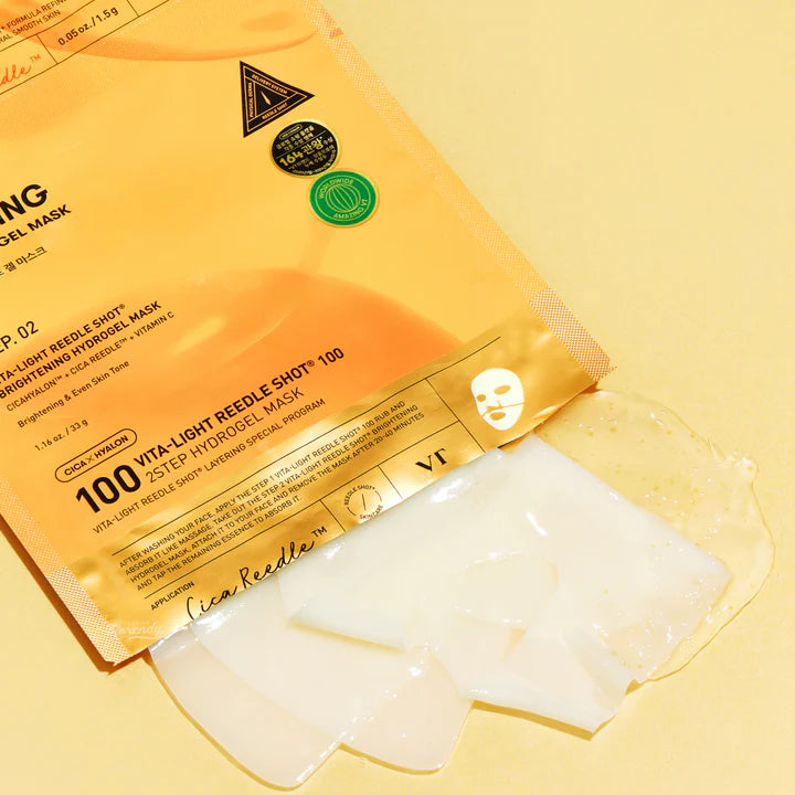 VT Cosmetics Vita Light Reedle Shot 100 2 Step Mask
