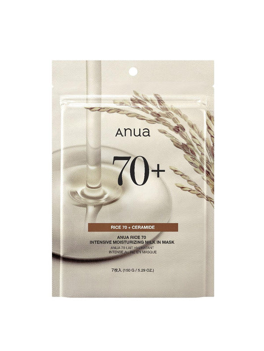 Anua Rice 70+ Intensive Moisturizing Milk in Mask