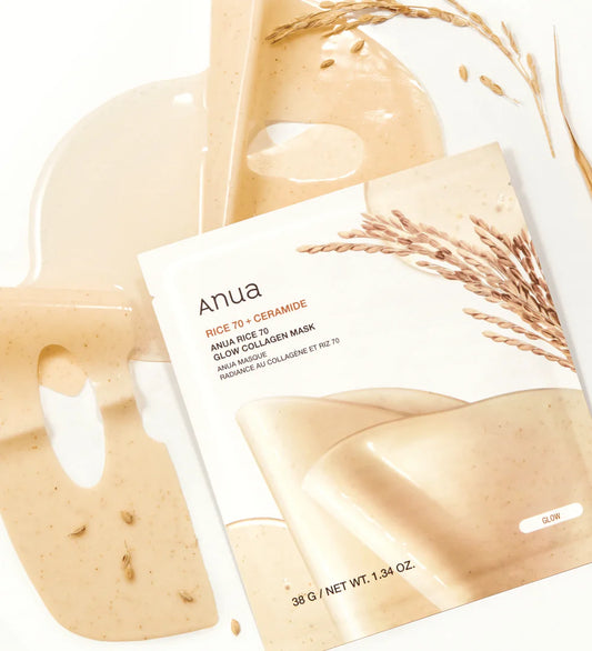 Anua Rice 70+ Glow Collagen Mask