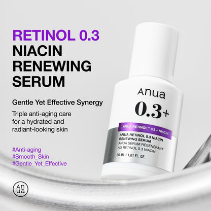 Anua Retinol 0.3+ Niacin Renewing Serum